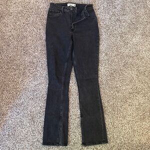Abercrombie & Fitch High Rise Black Jeans 23